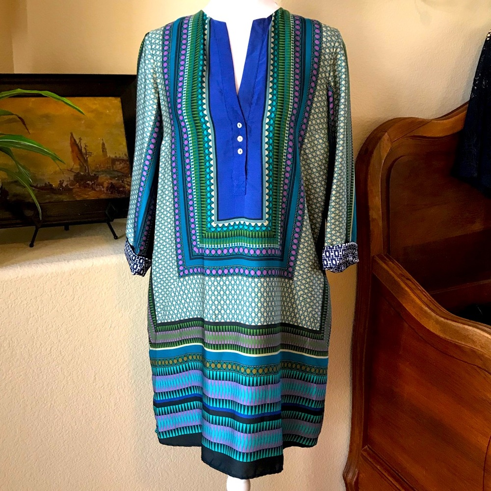 Zara modern shirtdress with pockets, EUC, Sz Small